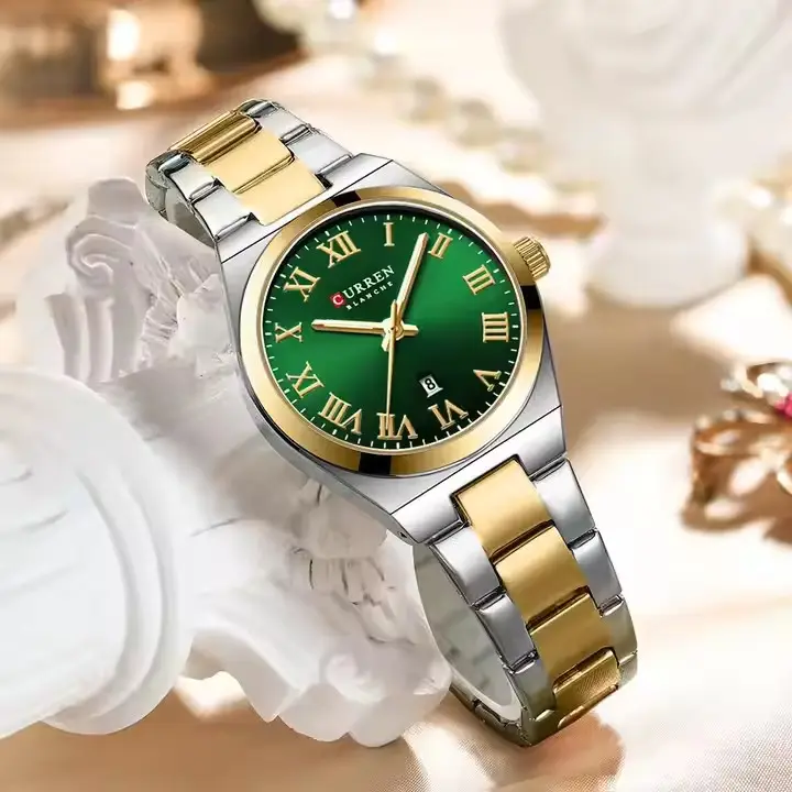 CURREN 9095 Quartz Watch for Women’s -green - Image 2