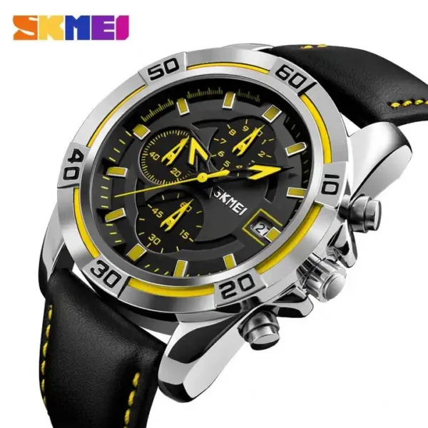 SKMEI 9156 Luxury Business Quartz Men Watches - Image 2