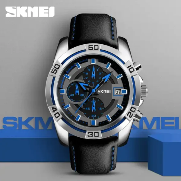 SKMEI 9156 Luxury Business Quartz Men Watches - Image 3