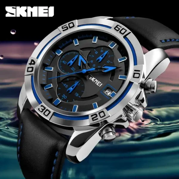 SKMEI 9156 Luxury Business Quartz Men Watches - Image 4