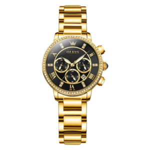 Olevs 9976 Quartz Chronograph Watch for Women
