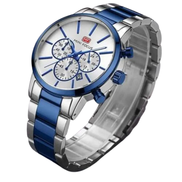 MINI FOCUS Business Chronograph Quartz Sport Watch For Men - Image 4