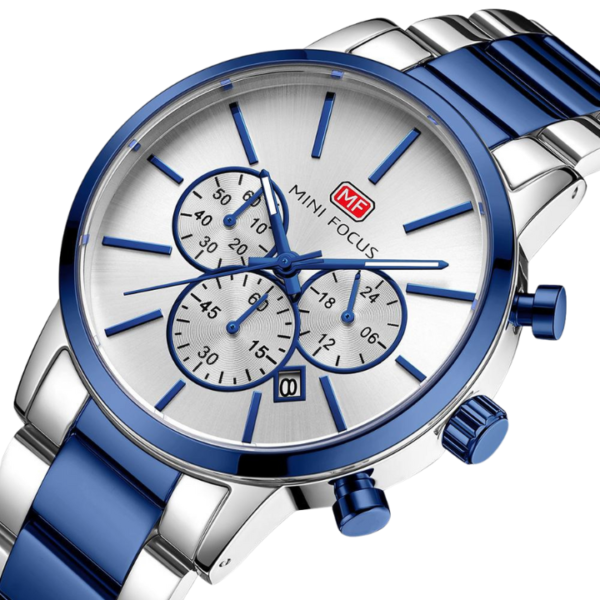 MINI FOCUS Business Chronograph Quartz Sport Watch For Men - Image 2