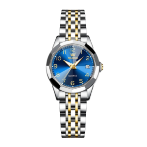 OLEVS 9970 Luxury Quartz Diamond Cut Watch For Women
