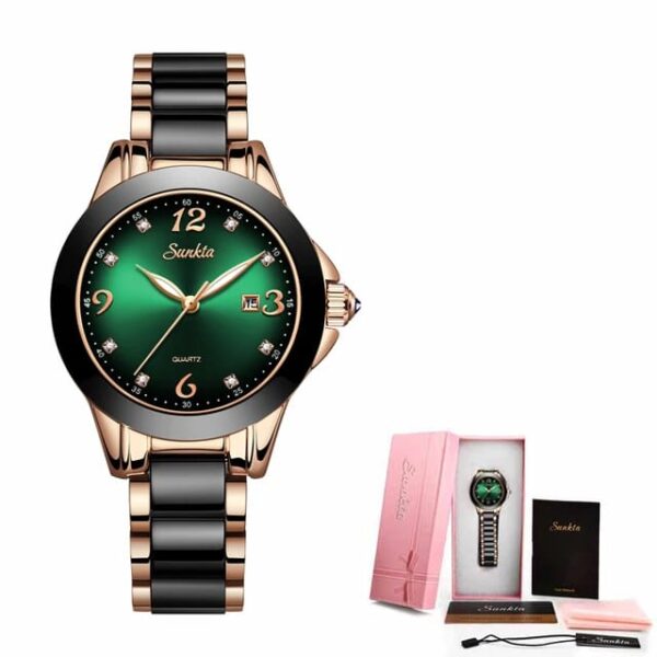 SUNKTA 6615 Quartz Luxury Watch for Women - Image 3