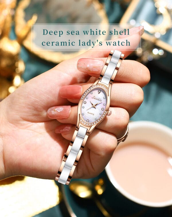 Sunkta 6701 Women Fashion Luxury Stainless Steel Watch - Image 3