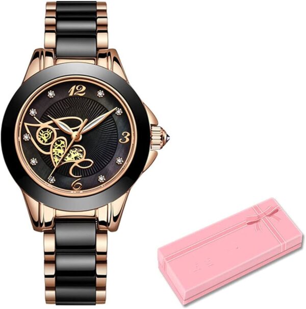 SUNKTA 6607 Ceramic Watch for Women - Image 3