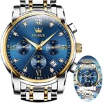 OLEVS 2858 Quartz Stainless Steel Watch-Proton Blue - Image 6