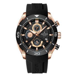NAVIFORCE 8038 Sport Wristwatch Top Brand Luxury Military Chronograph Business Quartz  Watch