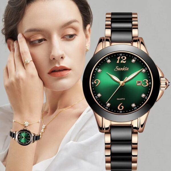 SUNKTA 6615 Quartz Luxury Watch for Women - Image 5