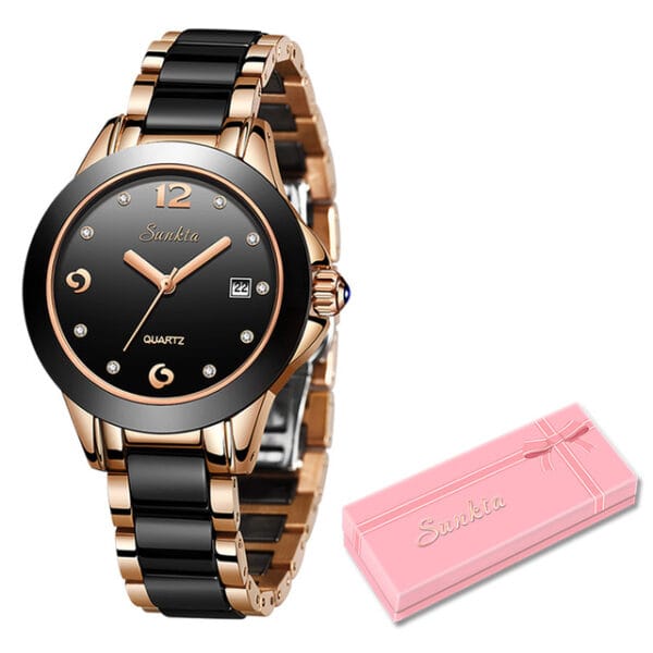 SUNKTA 6615 Quartz Luxury Watch for Women - Image 5