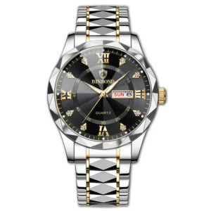 BINBOND 2521 Luxury Brand Luminous Quartz Watch For Men
