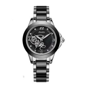 SUNKTA 6607 Ceramic Watch for Women