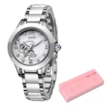 SUNKTA 6607 Ceramic Watch for Women - Image 2