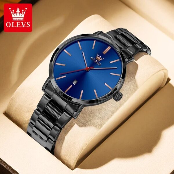 OLEVS 2896 Quartz Stainless Steel Watch For Men - Image 2