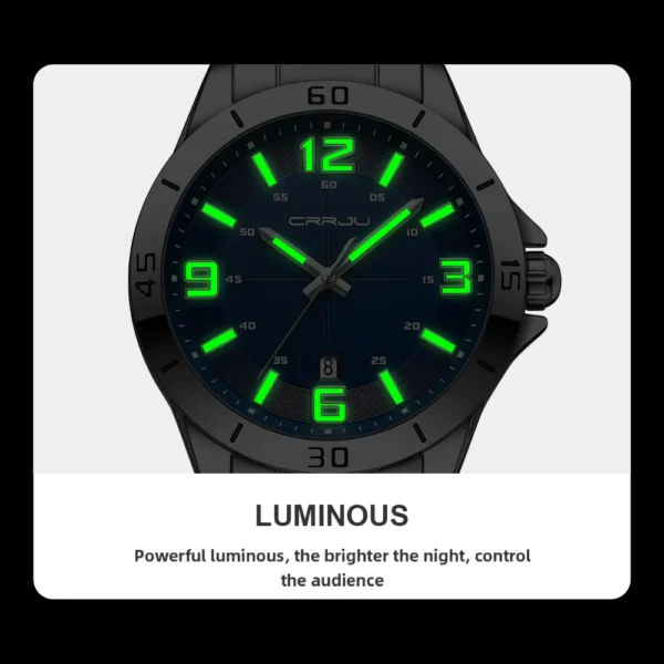 CRRJU 5003 new luxury fashion stainless steel watch - Image 5