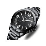 CRRJU 5003 new luxury fashion stainless steel watch-Black - Image 3