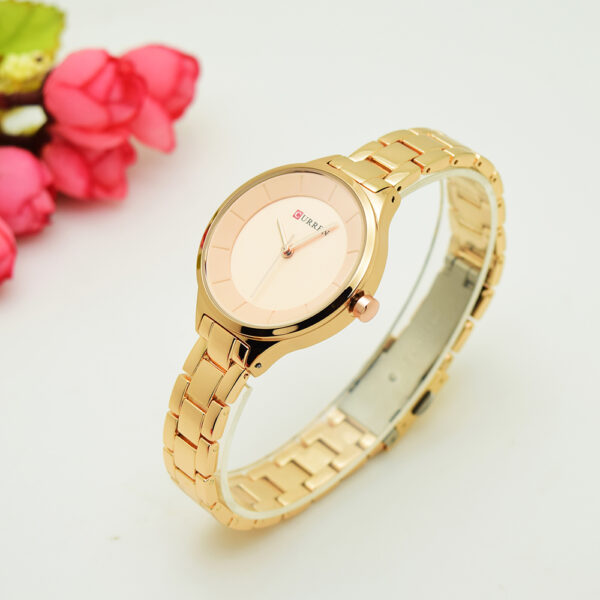 CURREN 9015 Stainless Steel Women’s Watch - Image 2