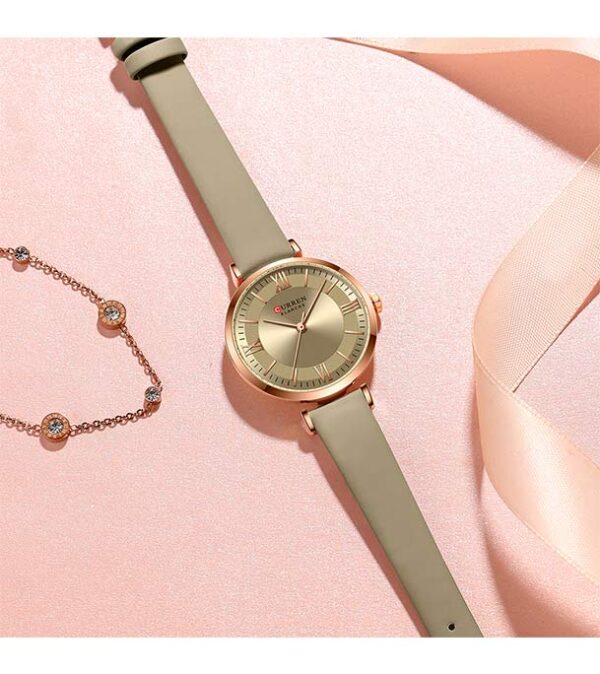 Curren 9079 Pu Leather  Women's Wrist Watches - Image 3
