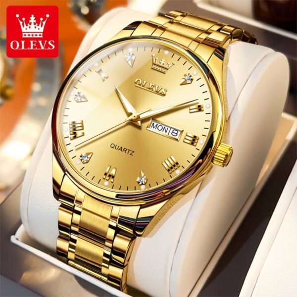 Olevs 5563 Men’s Quartz Watch - Image 4