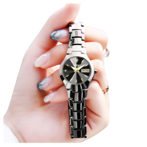 Olevs 8697 Quartz Tungsten Steel Watch For Women’s
