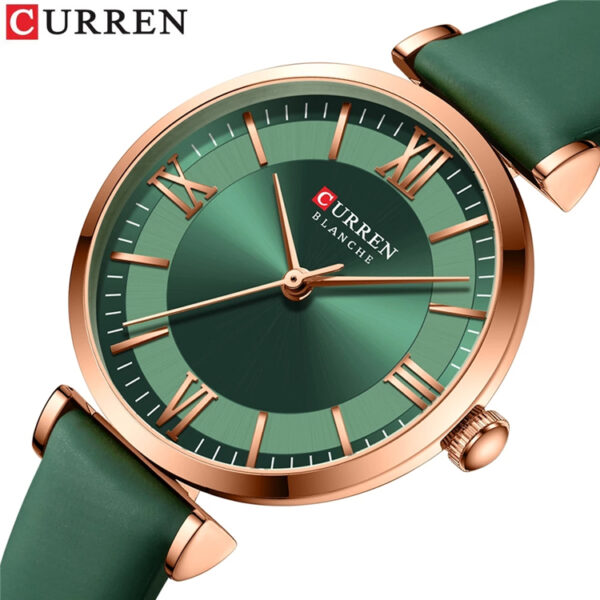 Curren 9079 Pu Leather  Women's Wrist Watches - Image 2