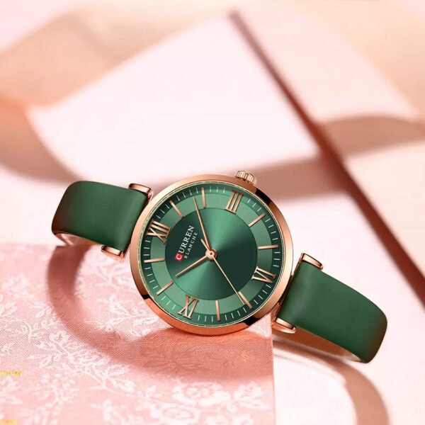 Curren 9079 Pu Leather  Women's Wrist Watches - Image 3