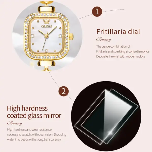 OLEVS 9987 New Luxury Elegant Women’s Watch - Image 4