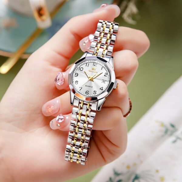 OLEVS Valentines Couple Pair Quartz Watches - Image 5