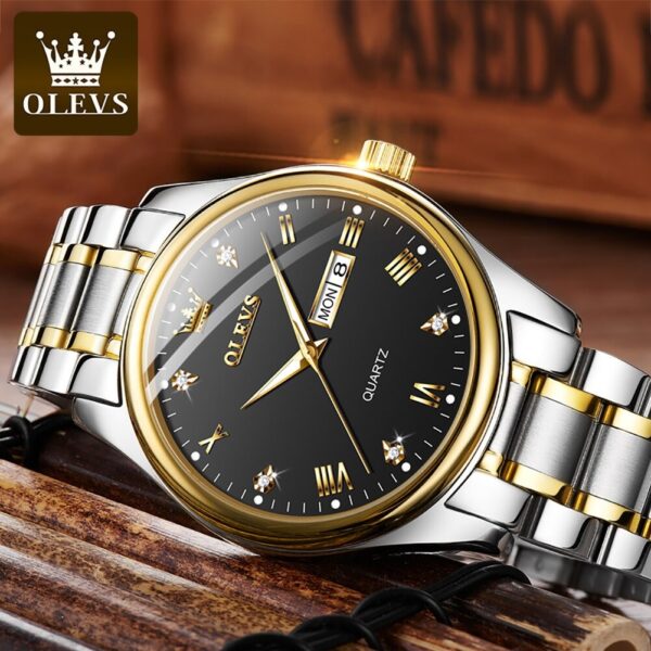 Olevs 5563 Men’s Quartz Watch - Image 4