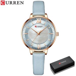 Curren 9080 Pu Leather  Women's Wrist Watches