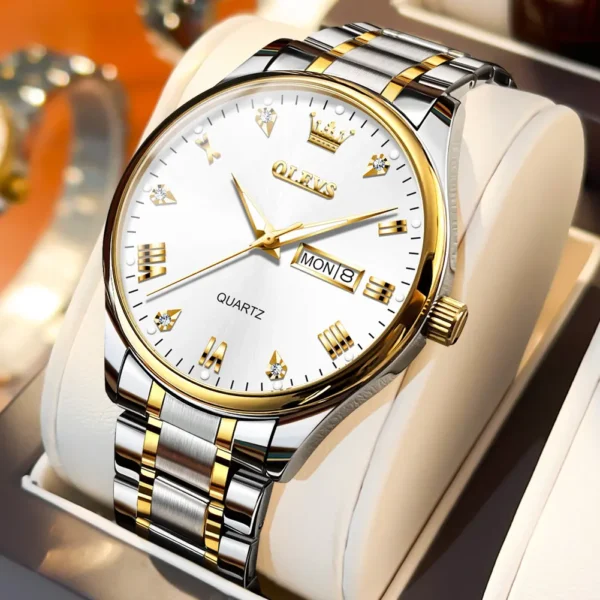Olevs 5563 Men’s Quartz Watch - Image 3