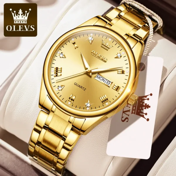 Olevs 5563 Men’s Quartz Watch - Image 2