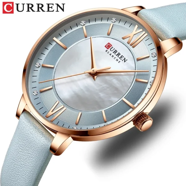 Curren 9080 Pu Leather  Women's Wrist Watches - Image 4