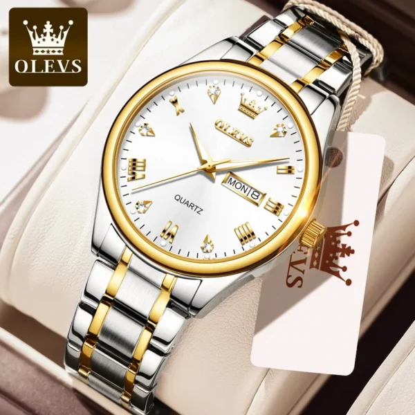 Olevs 5563 Men’s Quartz Watch - Image 2