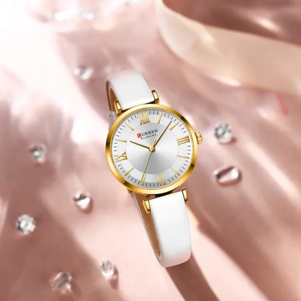 Curren 9079 Pu Leather  Women's Wrist Watches - Image 2