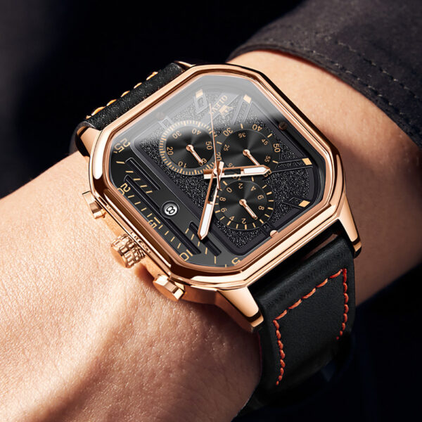 OLEVS 9950 New Fashion Quartz Watch for Men Chronograph - Image 4