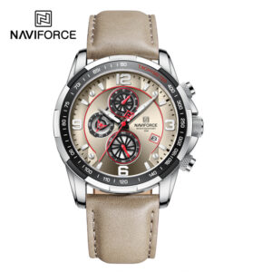 Naviforce 8020 Leather Men's Casual Business Watch