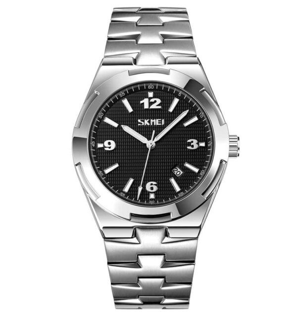 SKMEI 9290 Luxury Stainless Steel Strap Watch For Men