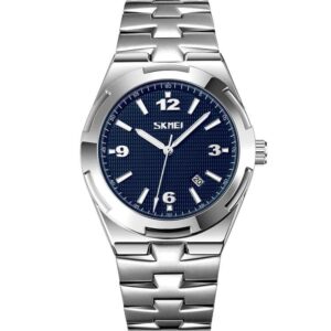 SKMEI 9290 Luxury Stainless Steel Strap Watch For Men