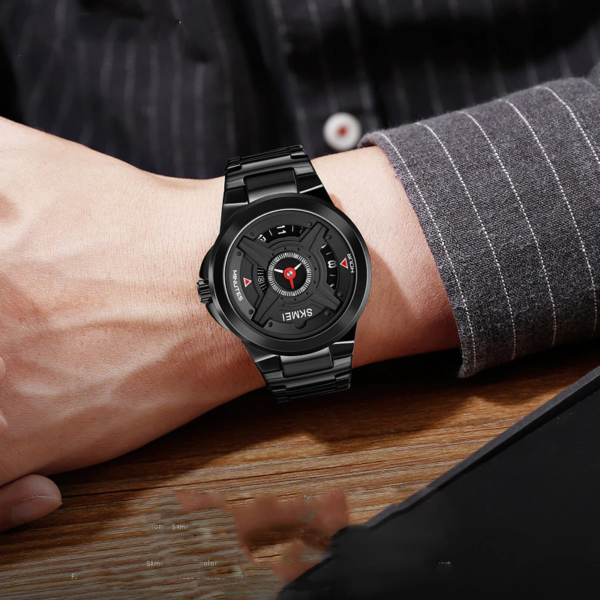 SKMEI 1699  Business Dress Bracelet Simple Design Time Display Watch For Men - Image 5