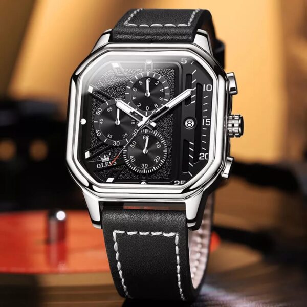 OLEVS 9950 New Fashion Quartz Watch for Men Chronograph - Image 3