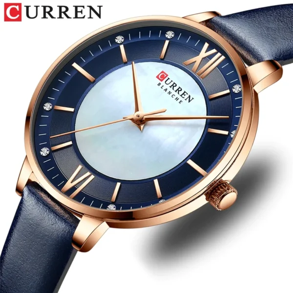 Curren 9080 Pu Leather  Women's Wrist Watches - Image 4
