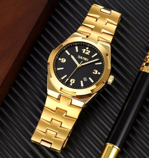 SKMEI 9290 Luxury Stainless Steel Strap Watch For Men - Image 3
