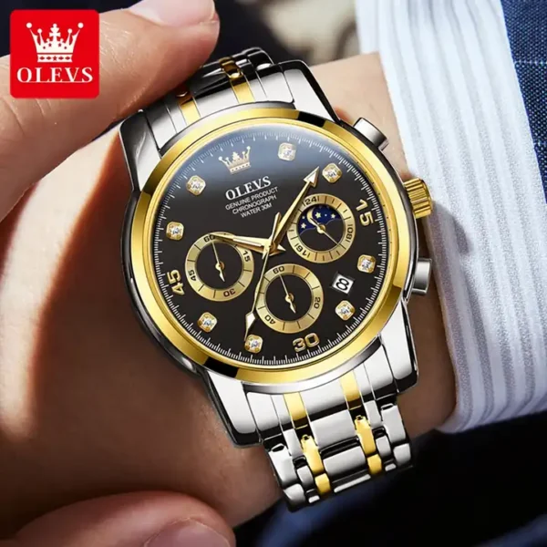 OLEVS 2889 Quartz Chronograph Watch for Men - Image 3