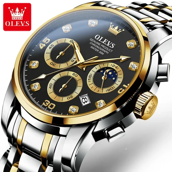 OLEVS 2889 Quartz Chronograph Watch for Men - Image 4