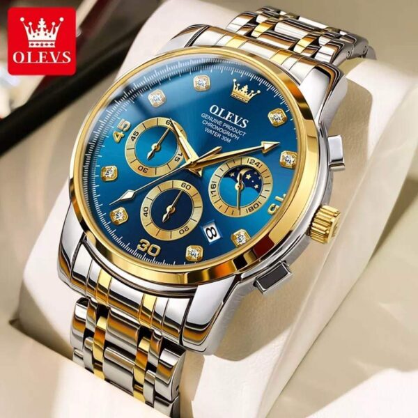 OLEVS 2889 Quartz Chronograph Watch for Men - Image 2