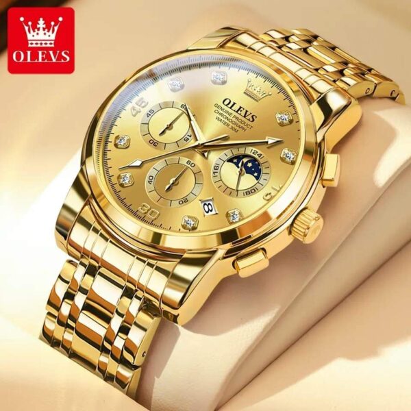 OLEVS 2889 Quartz Chronograph Watch for Men - Image 2