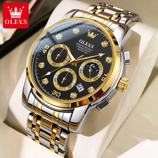 OLEVS 2889 Quartz Chronograph Watch for Men - Image 2