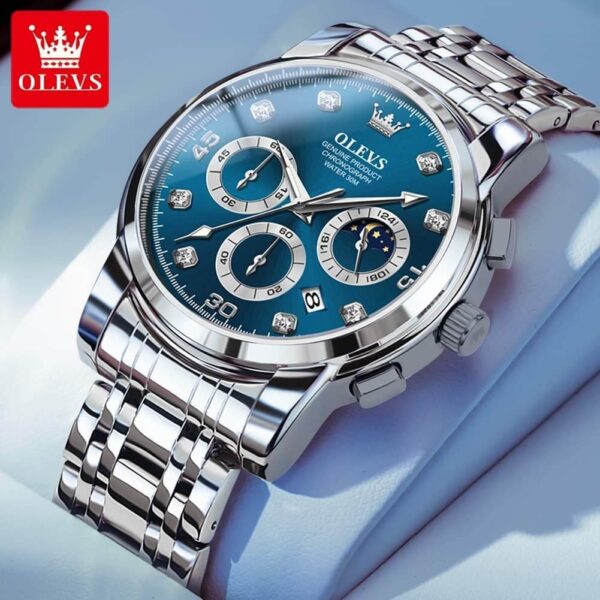 OLEVS 2889 Quartz Chronograph Watch for Men - Image 2